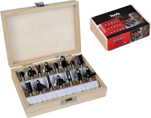 Set confanetto frese legno - set, 15