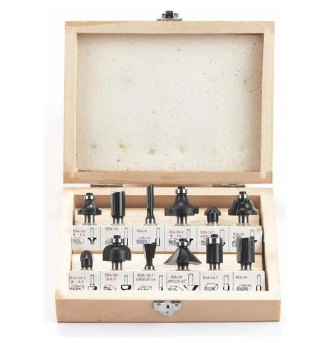 Punte fresa in - fresa, set